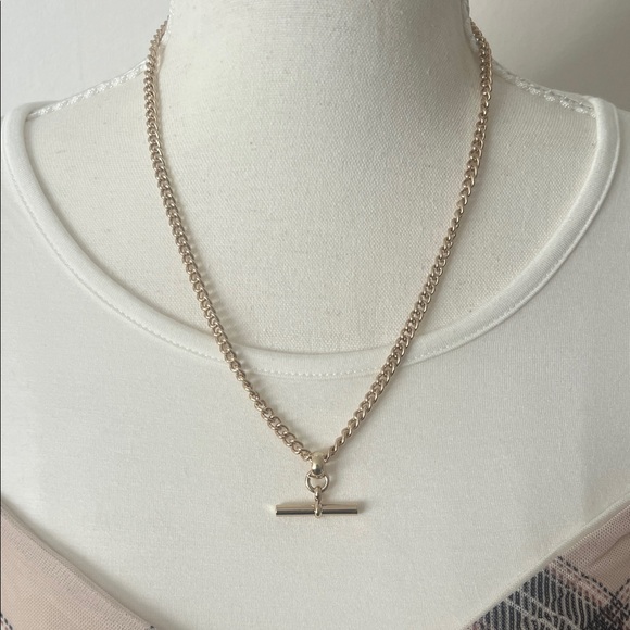 J. Crew Factory Jewelry - J. Crew Gold Toggle Bar Chain Necklace